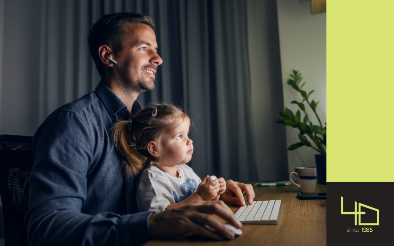 Pais no Home Office: Como a Cultura Mudou e os Pais Ficaram Mais Presentes