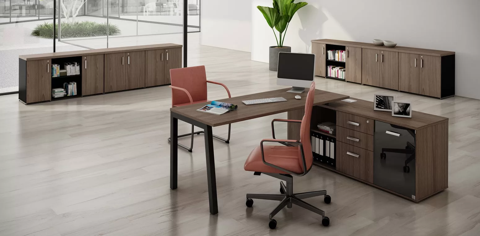 Mesa para escritório com gaveta